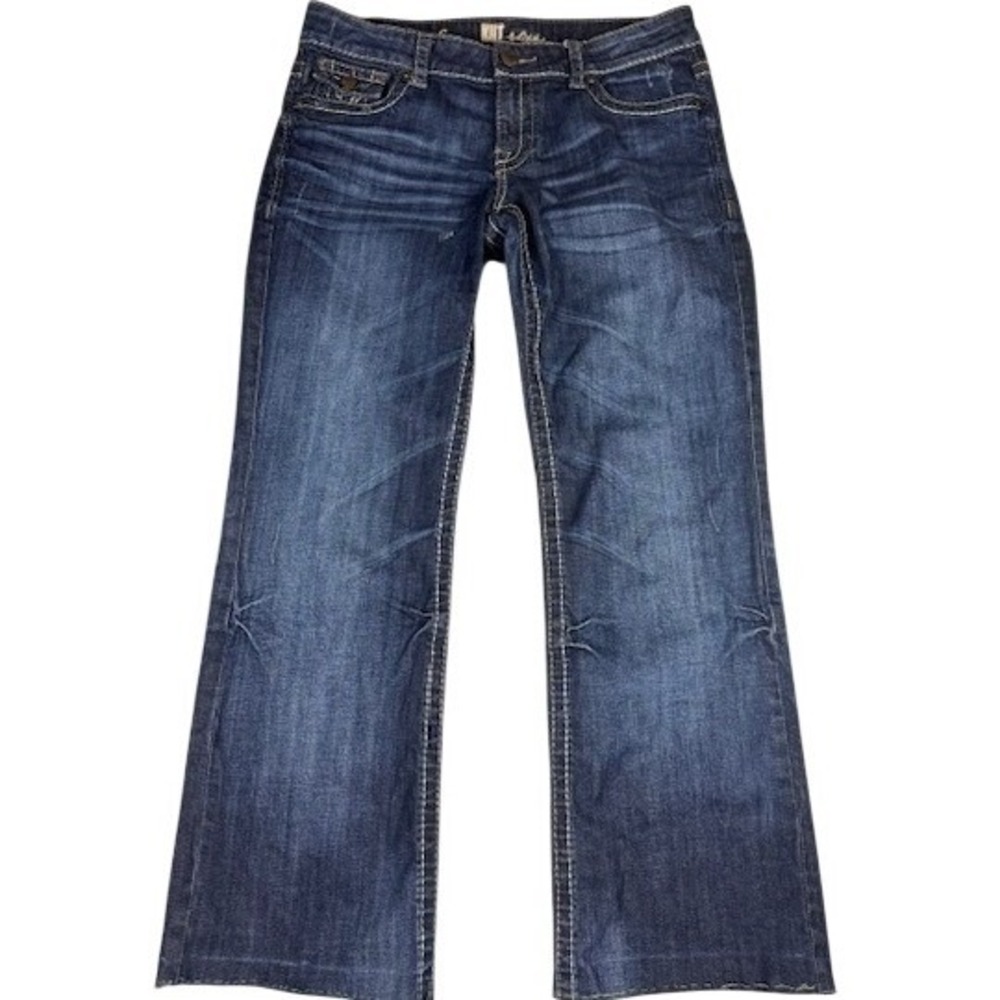 KUT from the Kloth So Low Catherine Boyfriend Jeans Size‎ 10 Medium Wash